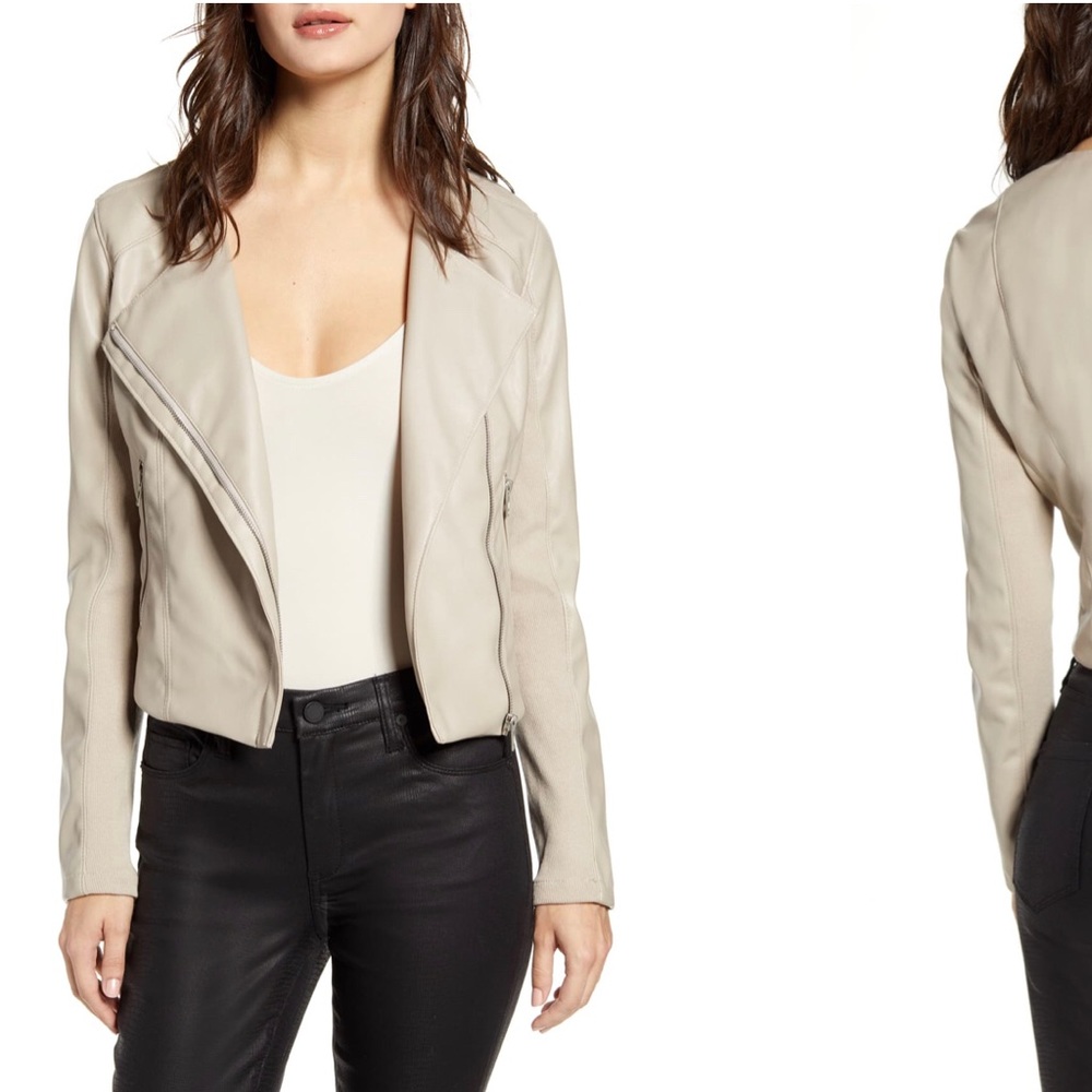 💞Vegan Leather Moto Jacket